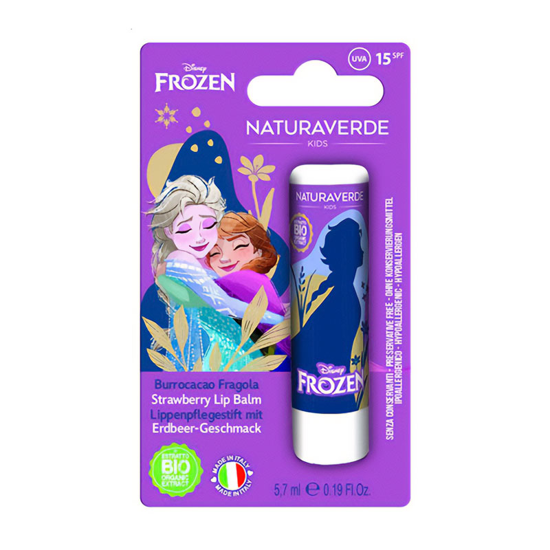 Дитячий бальзам для губ Naturaverde Kids Disney Frozen Strawberry Lip Balm, SPF 15, 5.7 мл